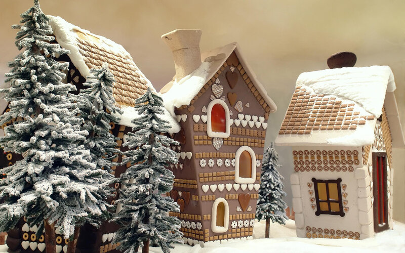 Gingerbread Houses and Trees