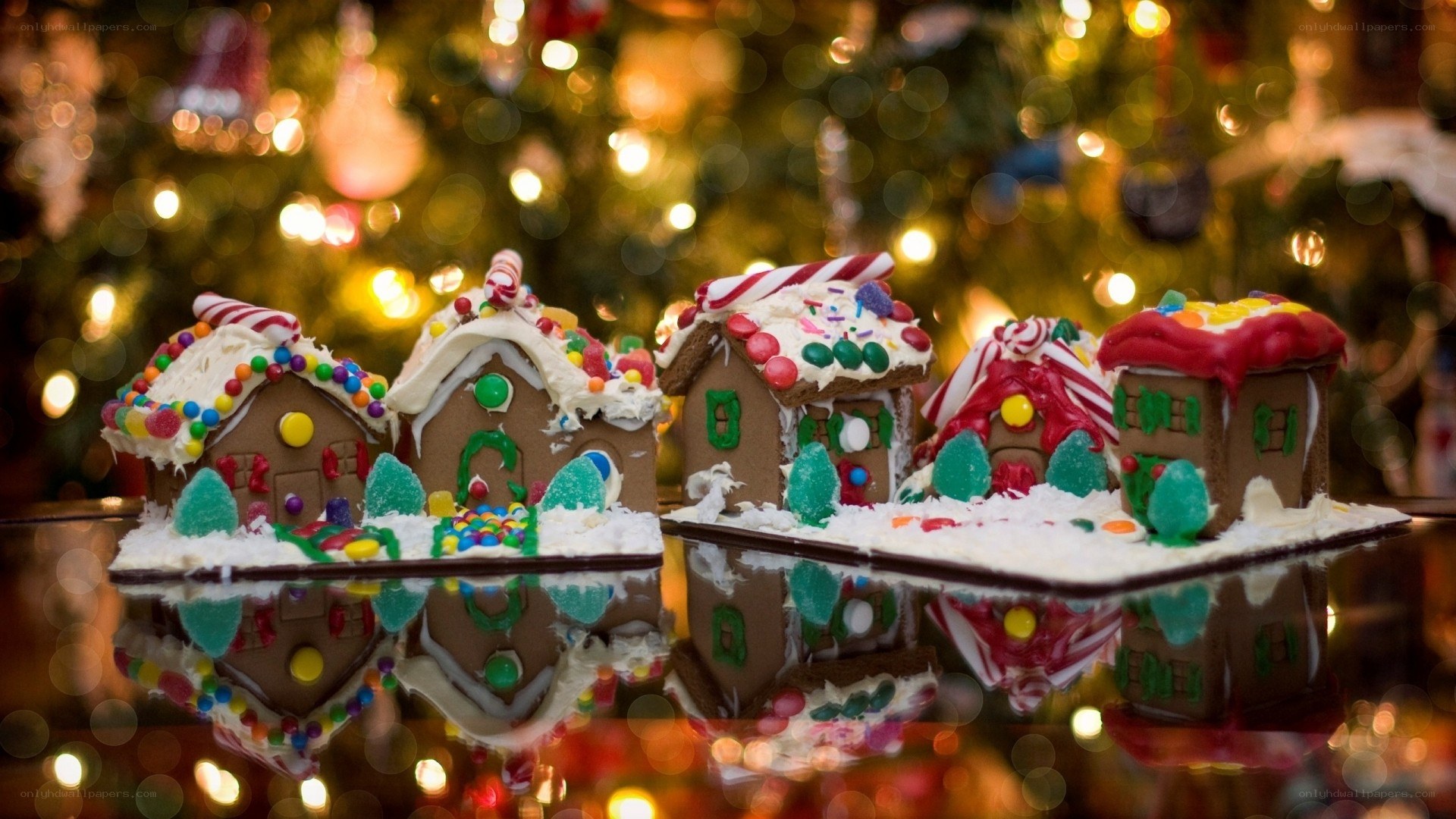 Gingerbread houses on display