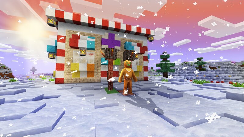 Gingerbread Man Character — White