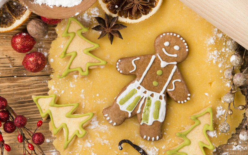 Gingerbread Man Cookie — Brown, Festive, Winter, Photograph