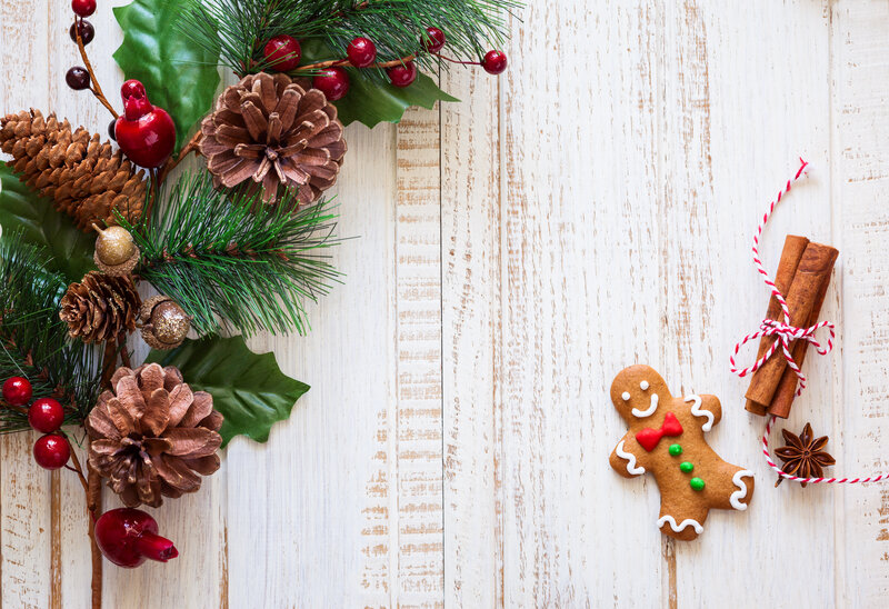 Gingerbread Man Cookie — White