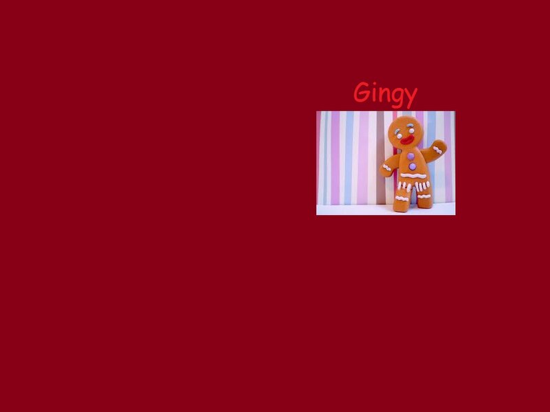 Gingerbread Man Figure — Red