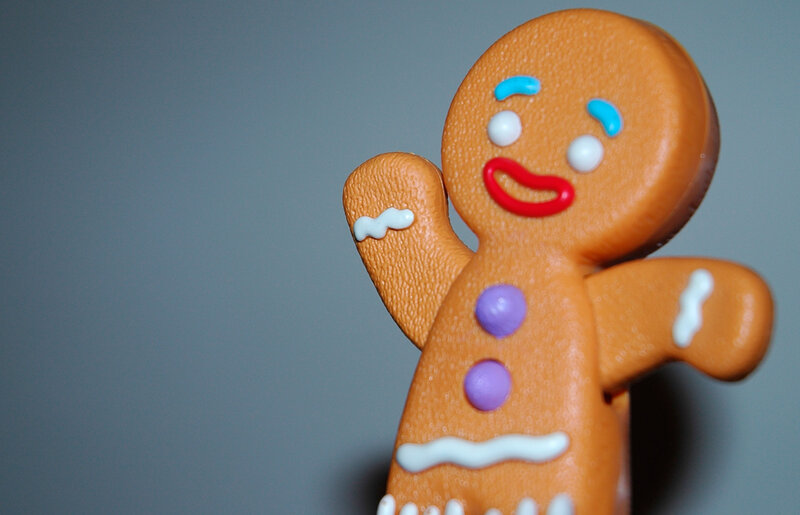 gingerbread man figurine