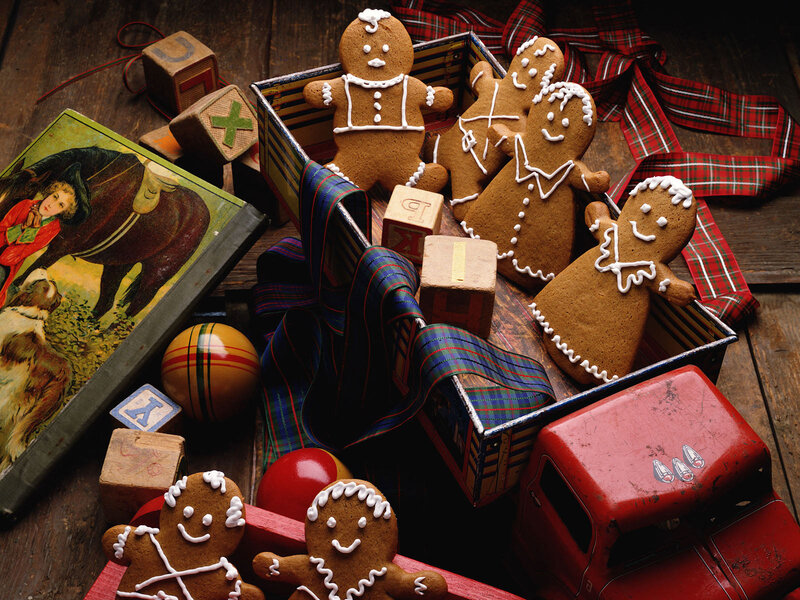 Gingerbread Men in Box