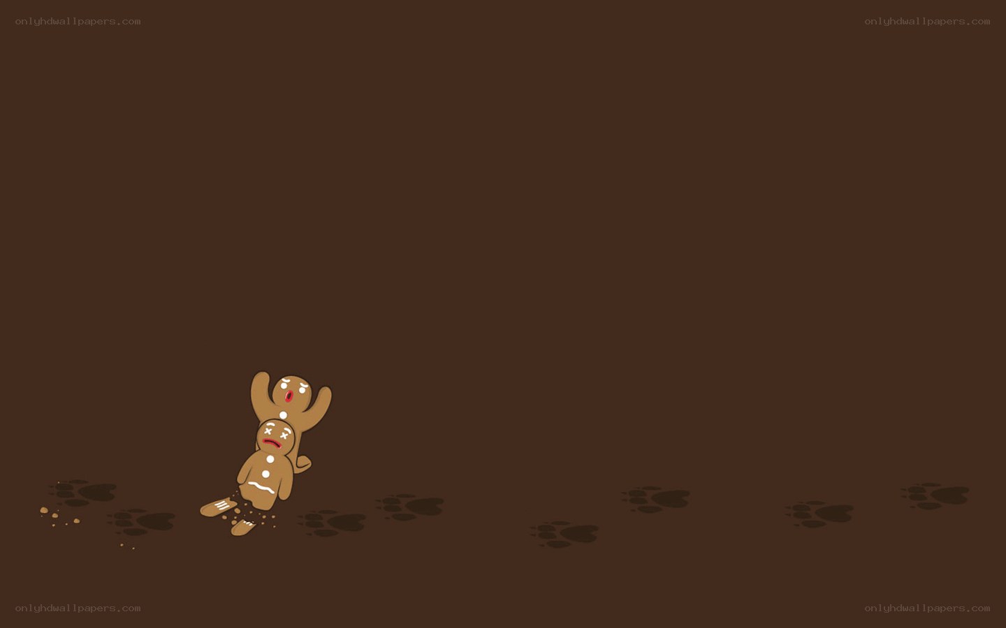 Gingerbread men in distress