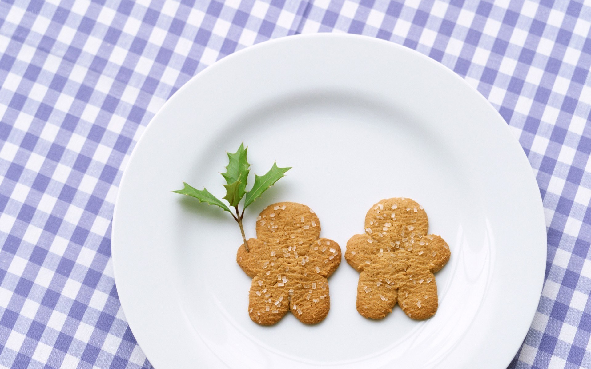 gingerbread men on plate