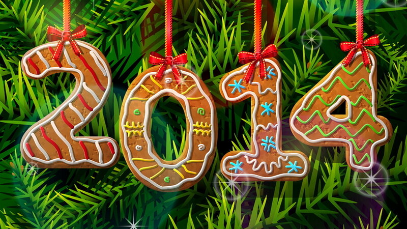 Gingerbread Ornaments — Green
