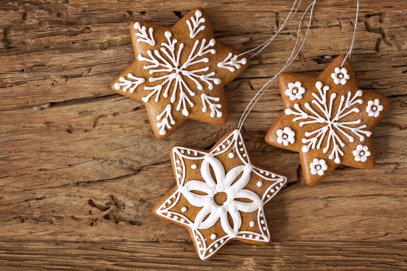 Gingerbread Star Ornaments