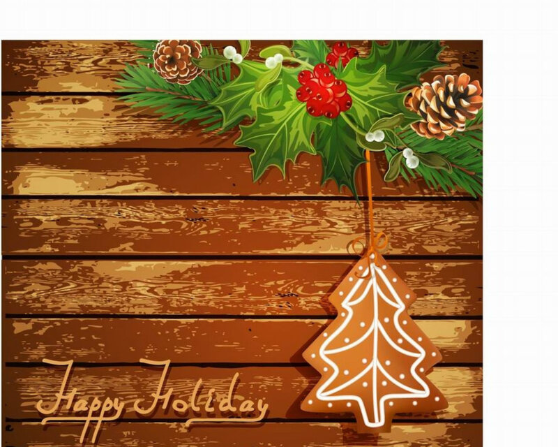 Gingerbread Tree Ornament — Brown