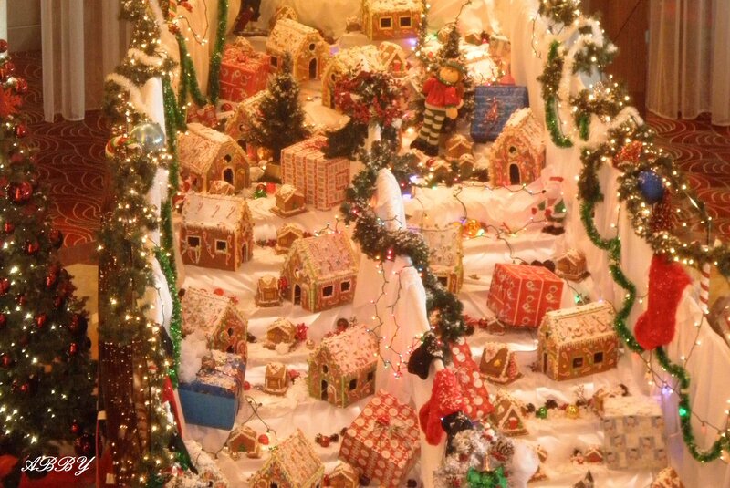 Gingerbread Village Display