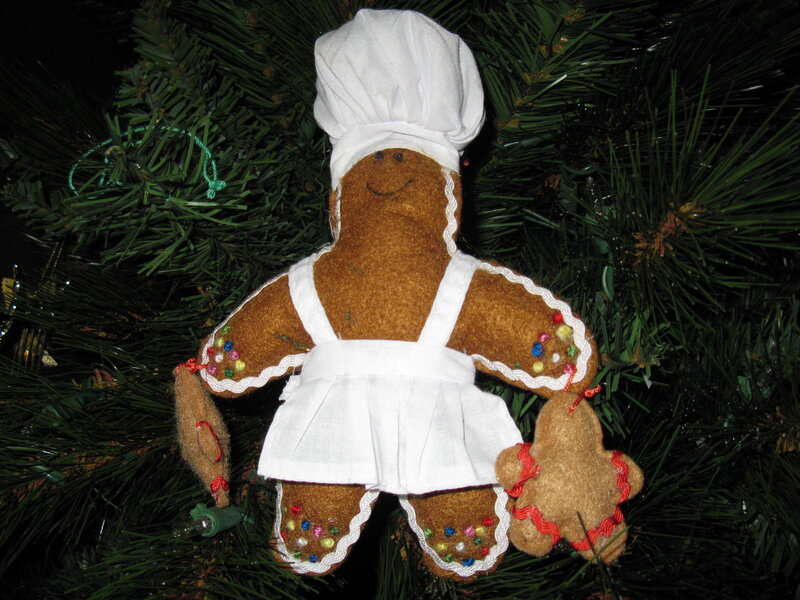 gingerbread woman ornament