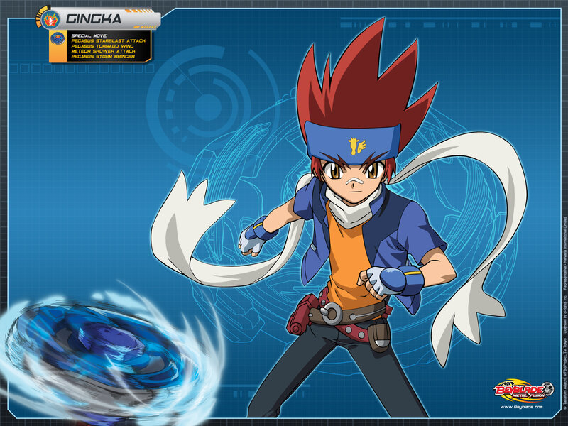Gingka and his Beyblade