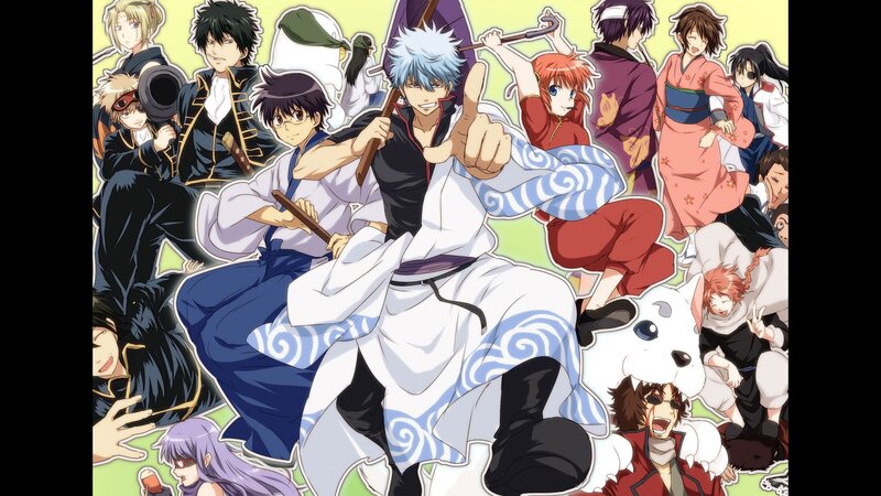 Gintama anime character collage