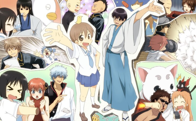 Gintama character collage