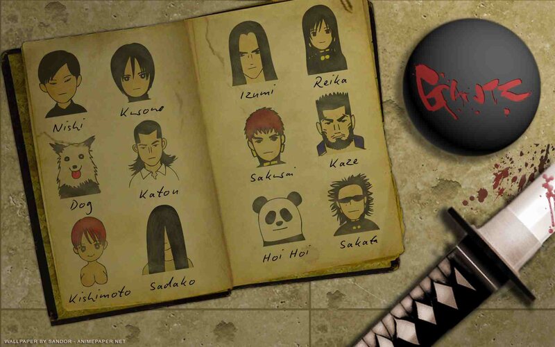 Gintama character roster book