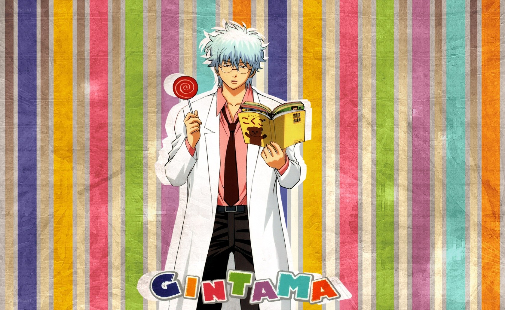 Gintama character with lollipop