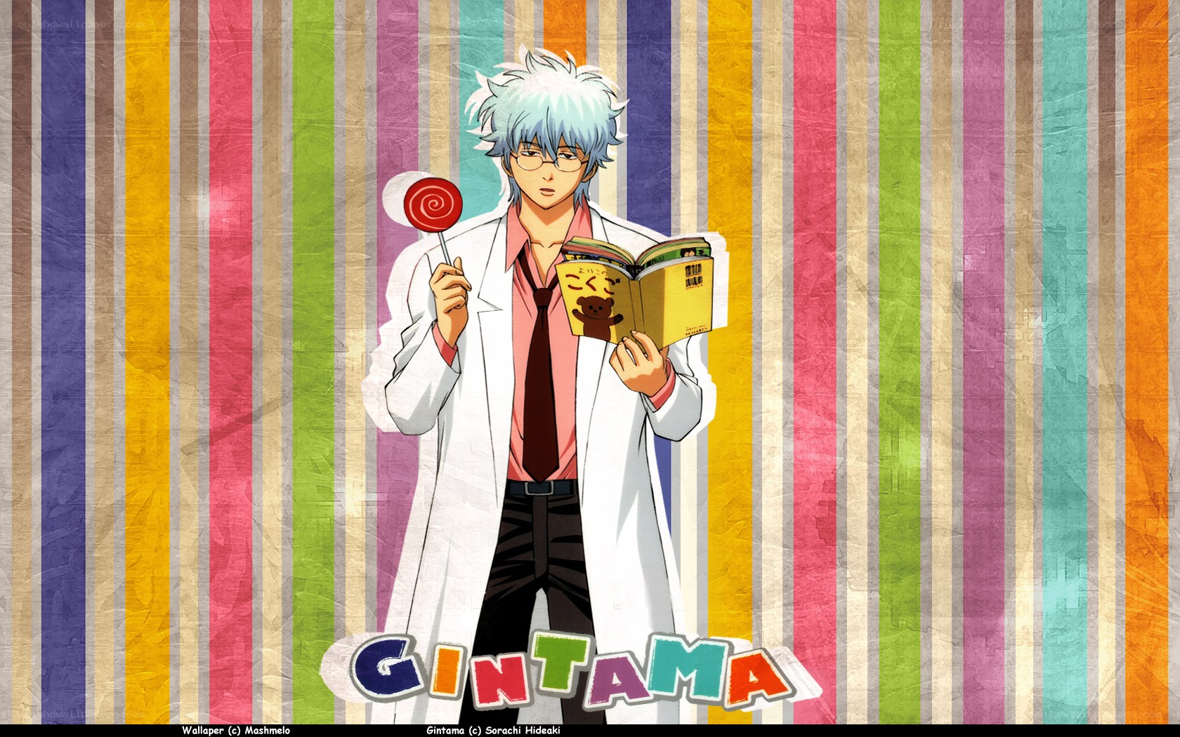 Gintama character with lollipop