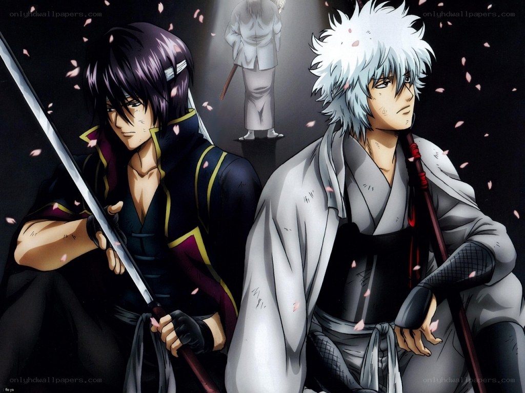 Gintama characters in battle