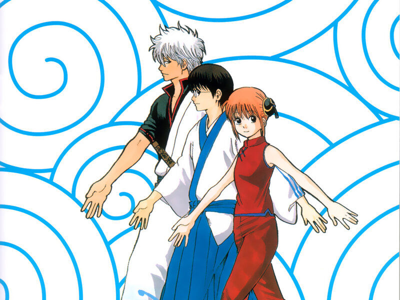Gintama characters in motion