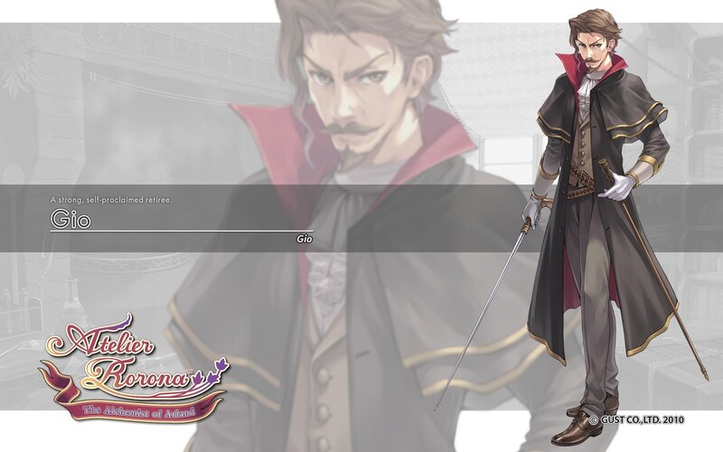 Gio character art from Atelier Rorona