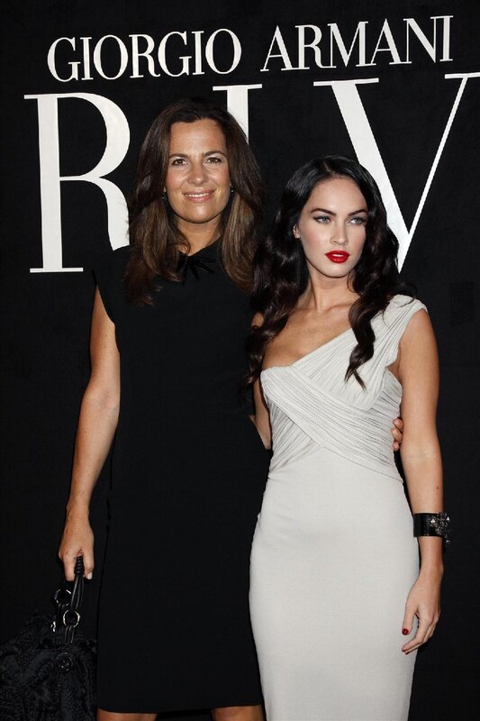 Giorgio Armani event with two women