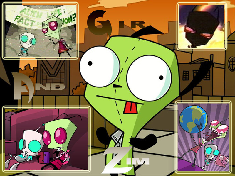 GIR and Zim collage