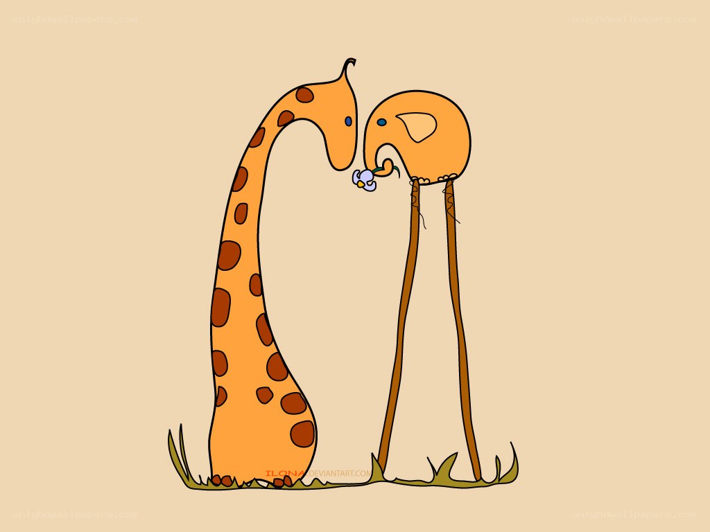 giraffe and elephant kissing
