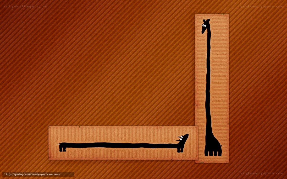Giraffe and sausage art