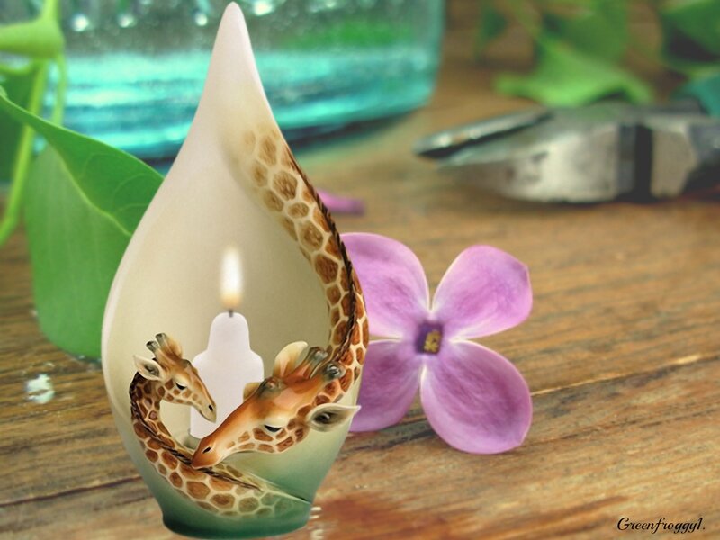 Giraffe Candle Holder