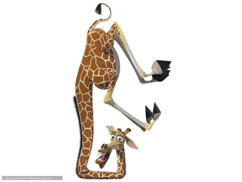 Giraffe character from Madagascar