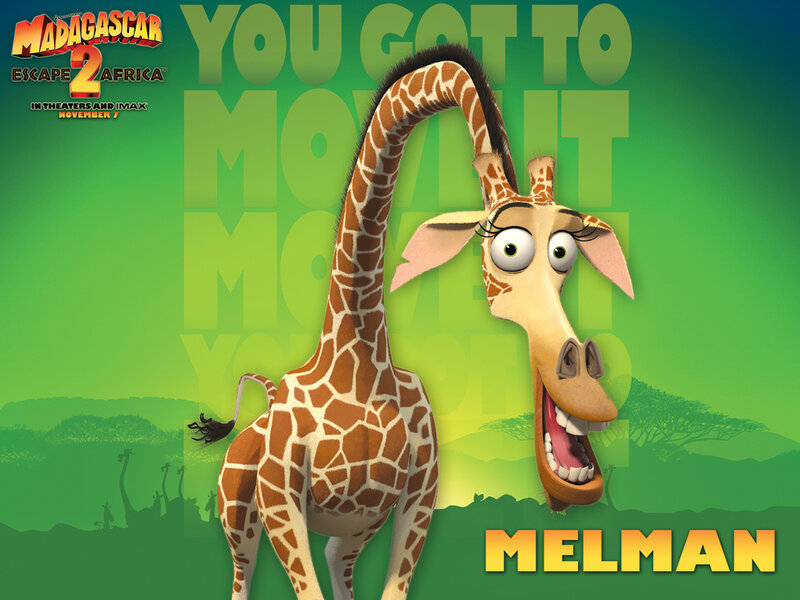 Giraffe Character Melman