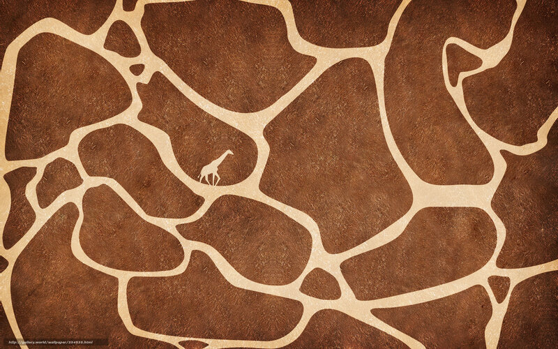 Giraffe in Pattern — Brown, Calm