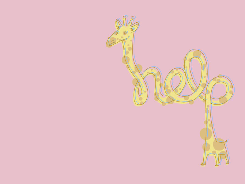 giraffe spelling help