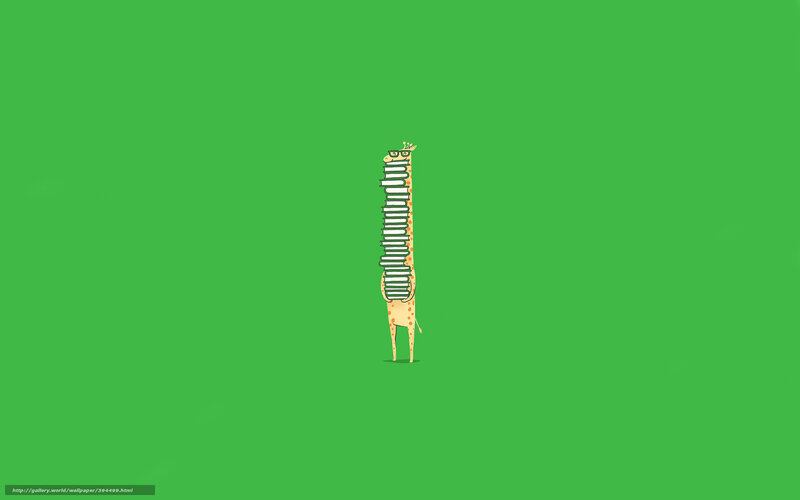 giraffe with books