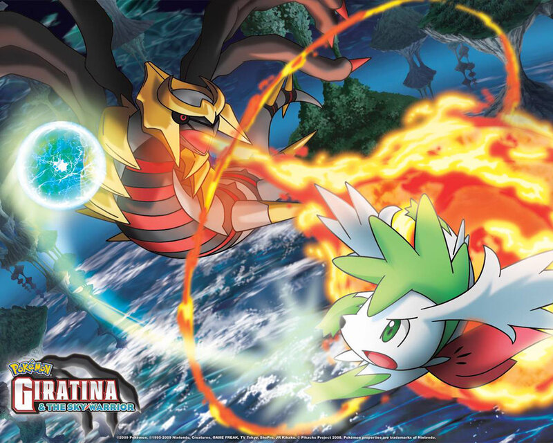 Giratina and a Pokémon