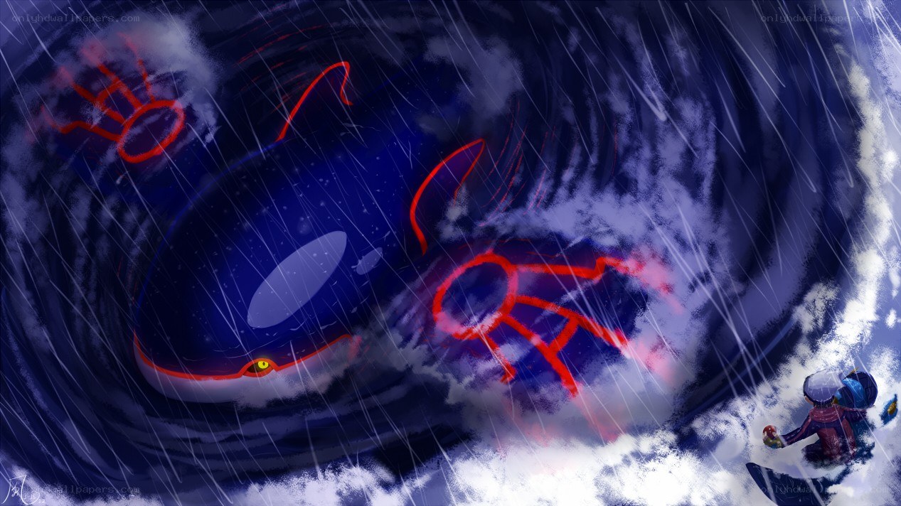 Giratina in a storm