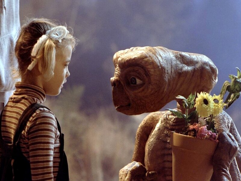 Girl and Alien Creature
