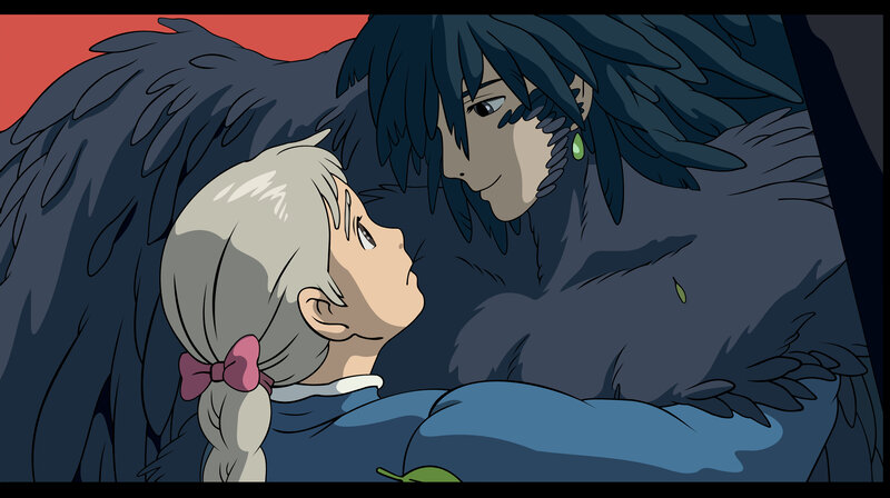girl and bird-like creature