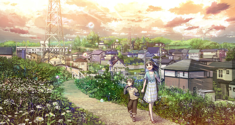 Girl and Boy Walking
