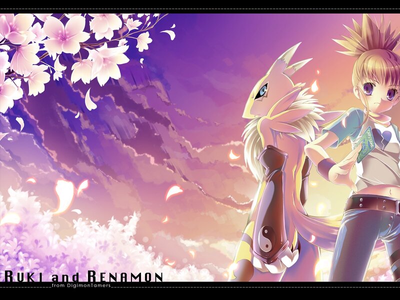 Girl and Digimon