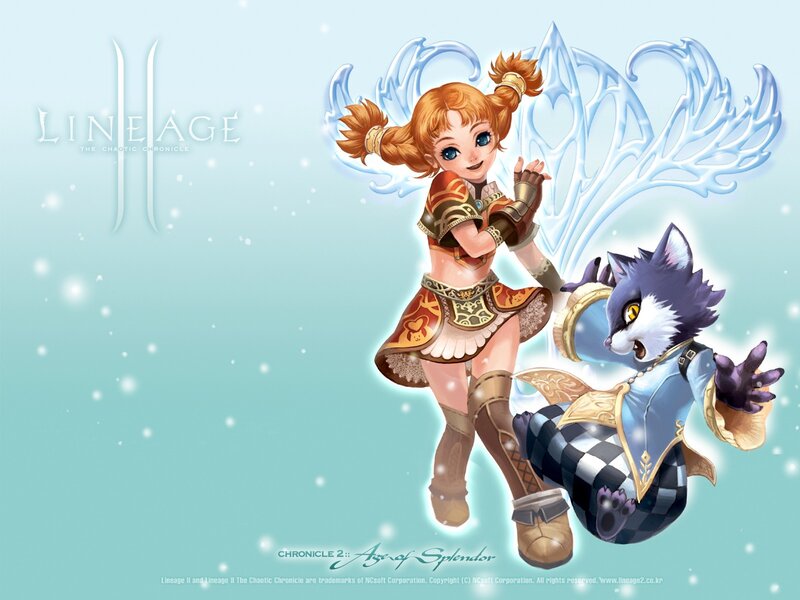 Girl and Fox Character