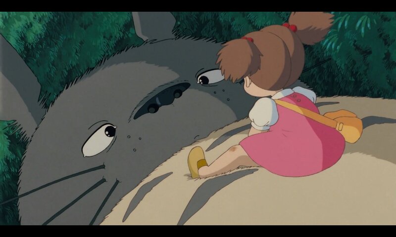 Girl and Giant Cat-like Creature