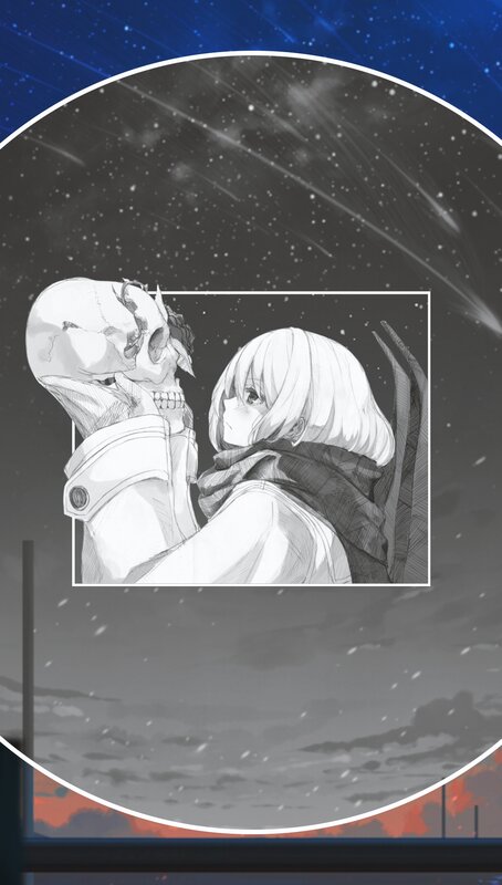 Girl and Skeleton