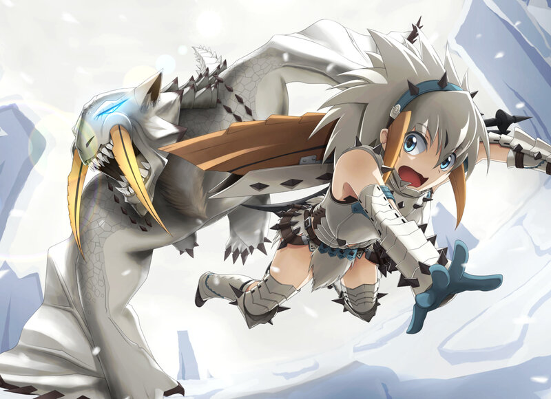 Girl and White Dragon — Action