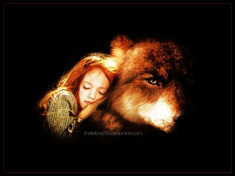 Girl and Wolf