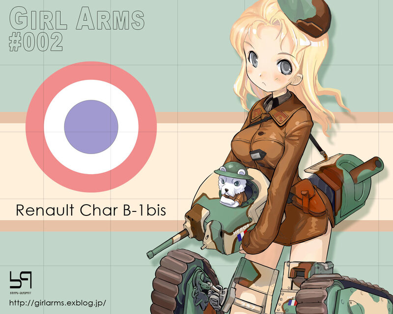 Girl Arms Renault Char B-1bis