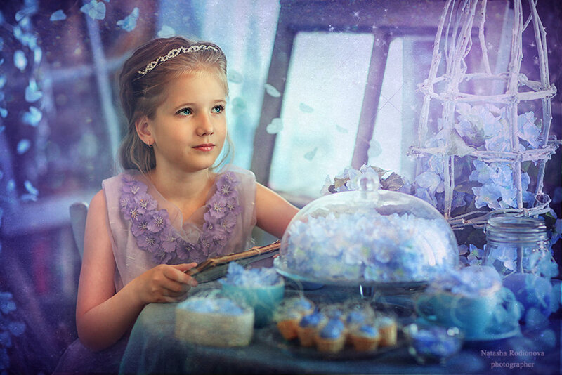 Girl at a Tea Party