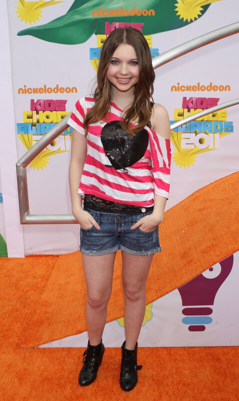 Girl at Kids' Choice Awards