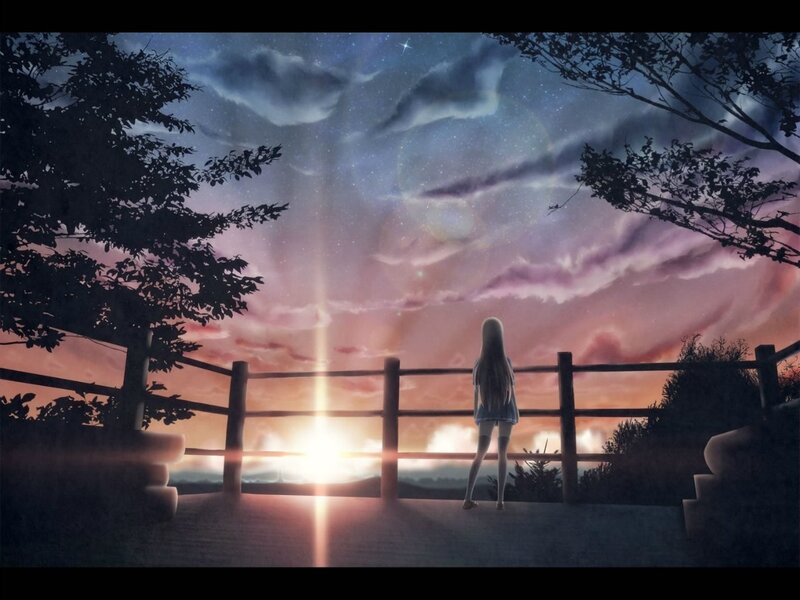 Girl at Sunset