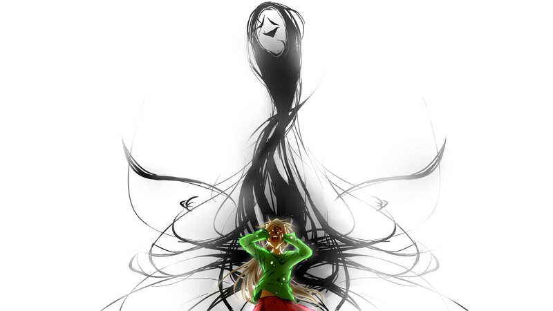 Girl attacked by shadow figure